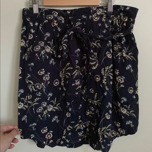 LOFT Floral Skirt - Medium